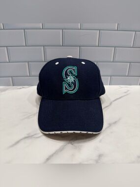 Vintage MLB Baseball Twins Enterprise Seattle Mariners Adjustable Strap Back Hat